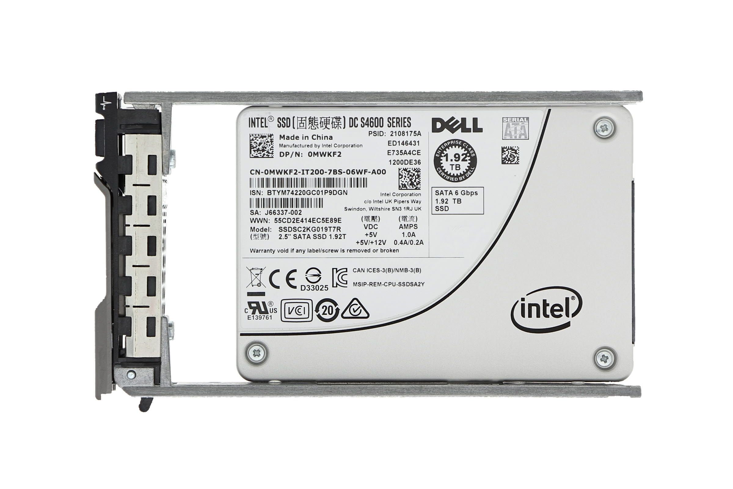 Ssd накопитель 1. Накопитель SSD Intel DC s4600. SSD dell 400-BDVG 1.92TB. SSD dell mwkf2 1.92TB. SSD 2tb SATA 2,5