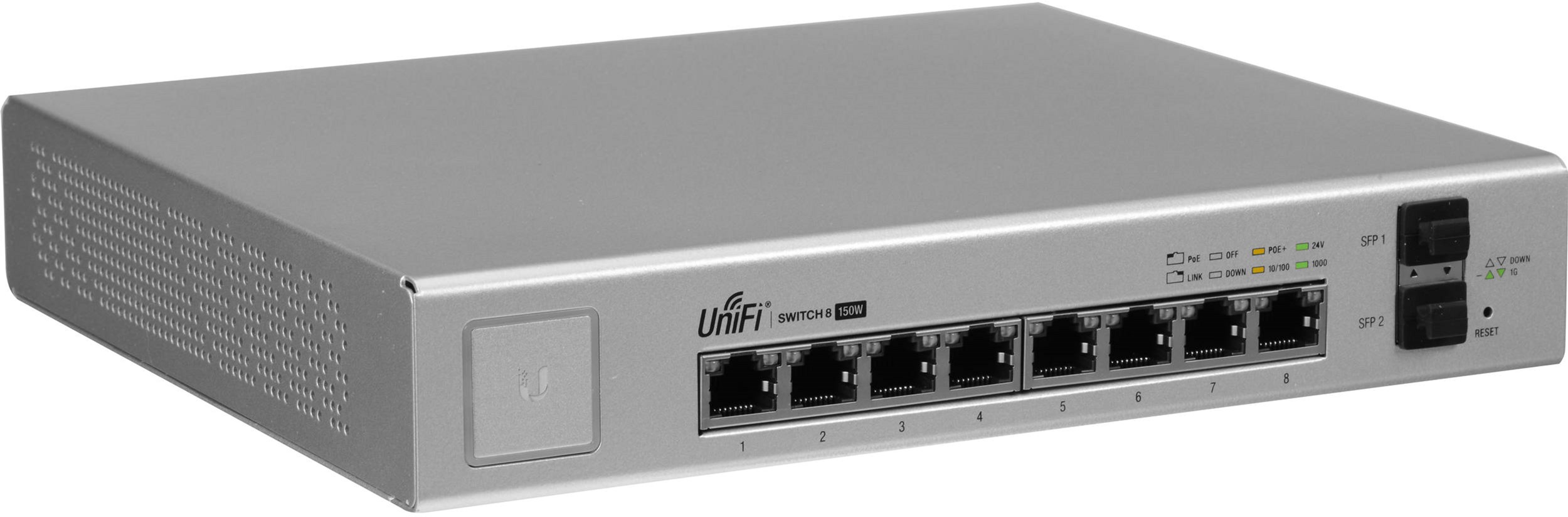 Коммутатор 8 sfp. Коммутатор Ubiquiti UNIFI Switch us-8-150w. Ubiquiti UNIFI Switch 8-150w. Us-8-150w. SFP коммутатор 8 портов.